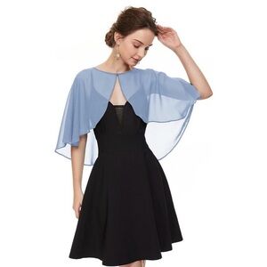 Elegant Delicate Sheet Cape in lilac.  Color is a very light purple